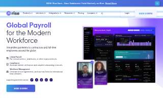 Rise Academy website