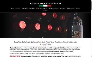 Roman Cucina website