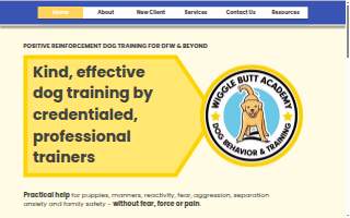 Wiggle Butt Academy website