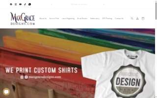 MaxGrace Designs website