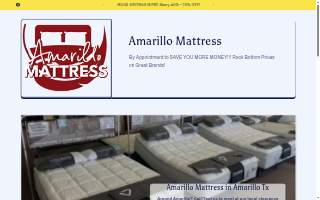 Amarillo Mattress website