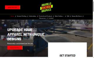 Amarillo Screen Graphics website