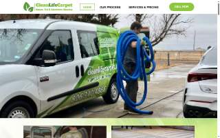 Clean Life Carpet website