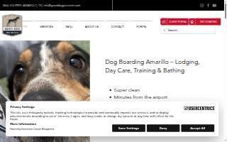 Good Dog Pet Ranch website