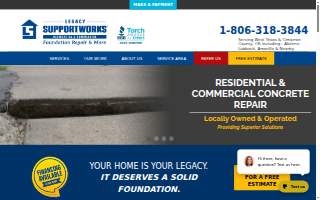 Legacy Supportworks website