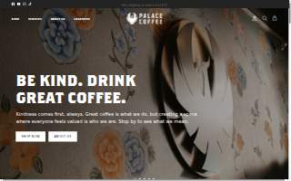 Palace Coffee Company website