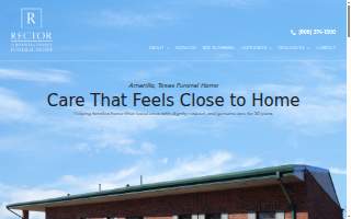 Rector Funeral Home website
