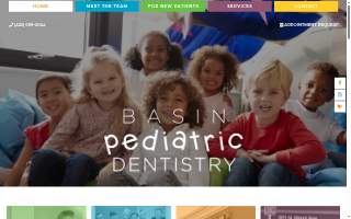 Basin Pediatric Dentistry website