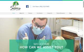Sears Family Dental website