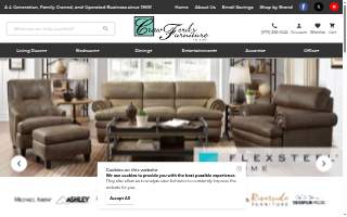 Crawford's Furniture website