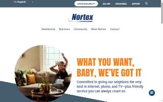 Nortex Septic Service website