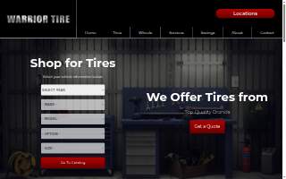 Warrior Tire website