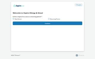 Aspire Allergy & Sinus of Arlington website
