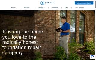 Pinnacle Foundation Repair of Arlington website
