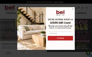Bel Furniture Humble website