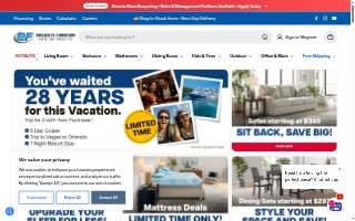 Exclusive Furniture website