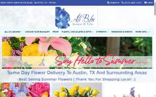 Ali Bleu Flowers website
