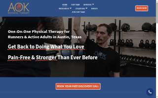 AOK Physical Therapy website