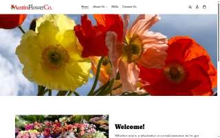 Austin Flower Co website