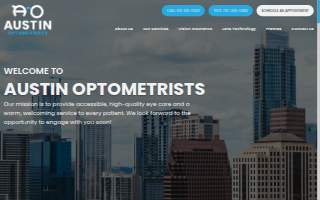 Austin Optometrists website