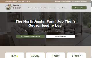 Brush & Color Painting website