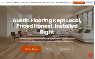 Capital City Flooring Austin website