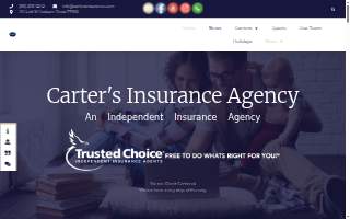 Carter's Insurance Agency website