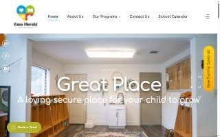 Casa Meraki Montessori Daycare and Preschool website