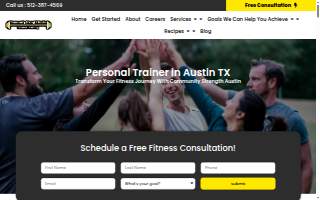 Community Strength Austin - Personal Training website