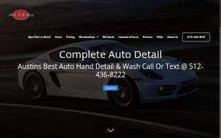 Complete Auto Detail & Car Wash website