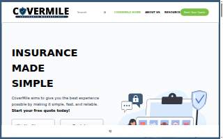 CoverMile – Texas Insurance Agency website