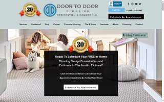 Door To Door Flooring Austin website