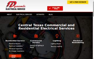 Dynamic Electrical Service website