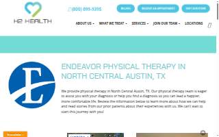 Endeavor Physical Therapy (Austin North Central) website