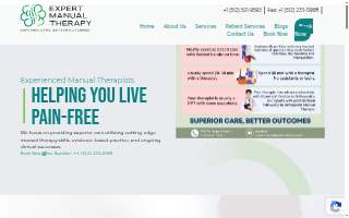 Expert Manual Therapy website