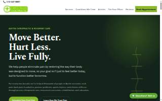 Family Health Chiropractic website