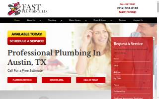 Fast Plumbing LLC website