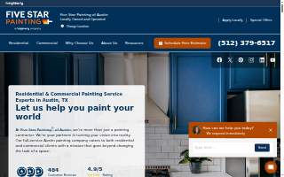 Five Star Painting of Austin website