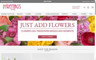 Freytag's Florist of Austin website