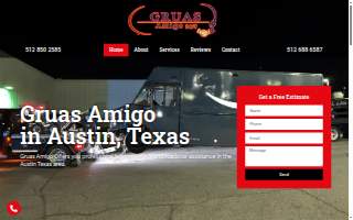 Gruas Amigo website