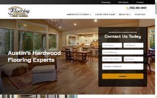 Hardwood Flooring Services website