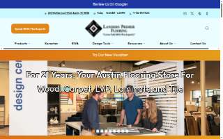 Landers Premier Flooring website