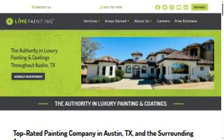 LIME Painting of Austin website