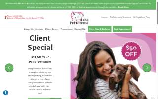 Love Pet Hospital website