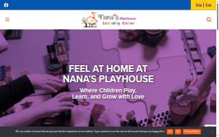 Nana's Playhouse Learning Center website