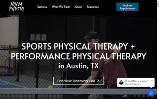 Ninja Physio - Sports & Performance Physical Therapy website