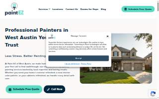 Paint EZ of West Austin website