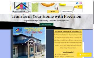 Precision Painters & Beyond LLC website