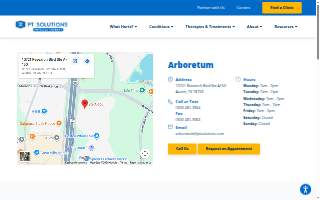 PT Solutions of Arboretum website