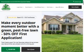 Real Green Pest and Lawn Care website